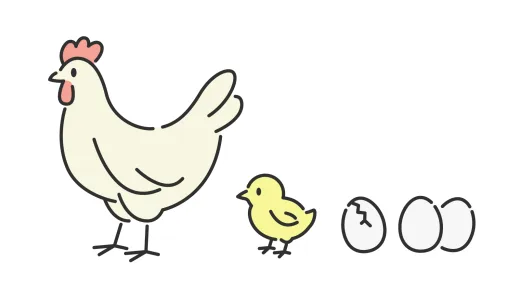 「Chicken out.」チキンは外？イディオム英語