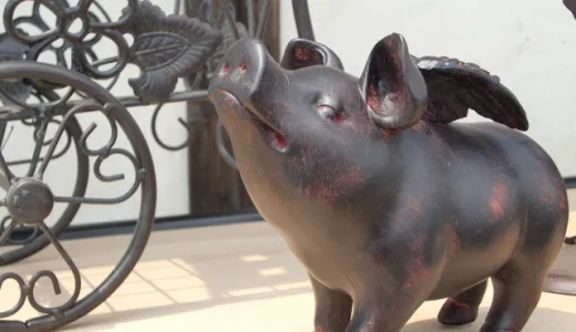 「When pigs fly.」ブタが飛ぶとき？イディオム英語